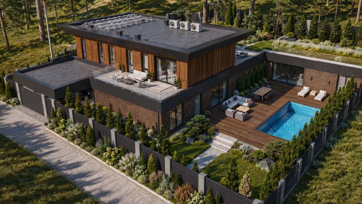 Pine Terrace Residence — Приватна резиденція