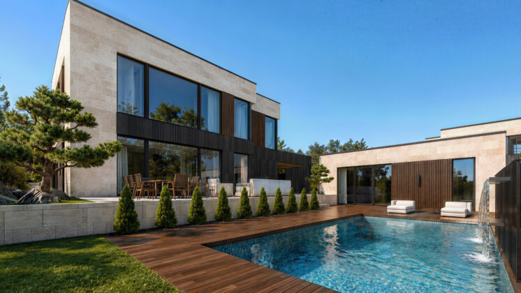 Woodline Stone Residence — Приватна резиденція