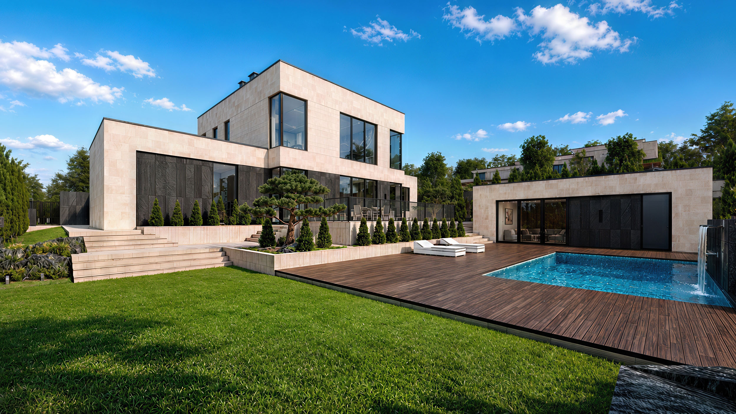 Light Stone Villa — основний ракурс