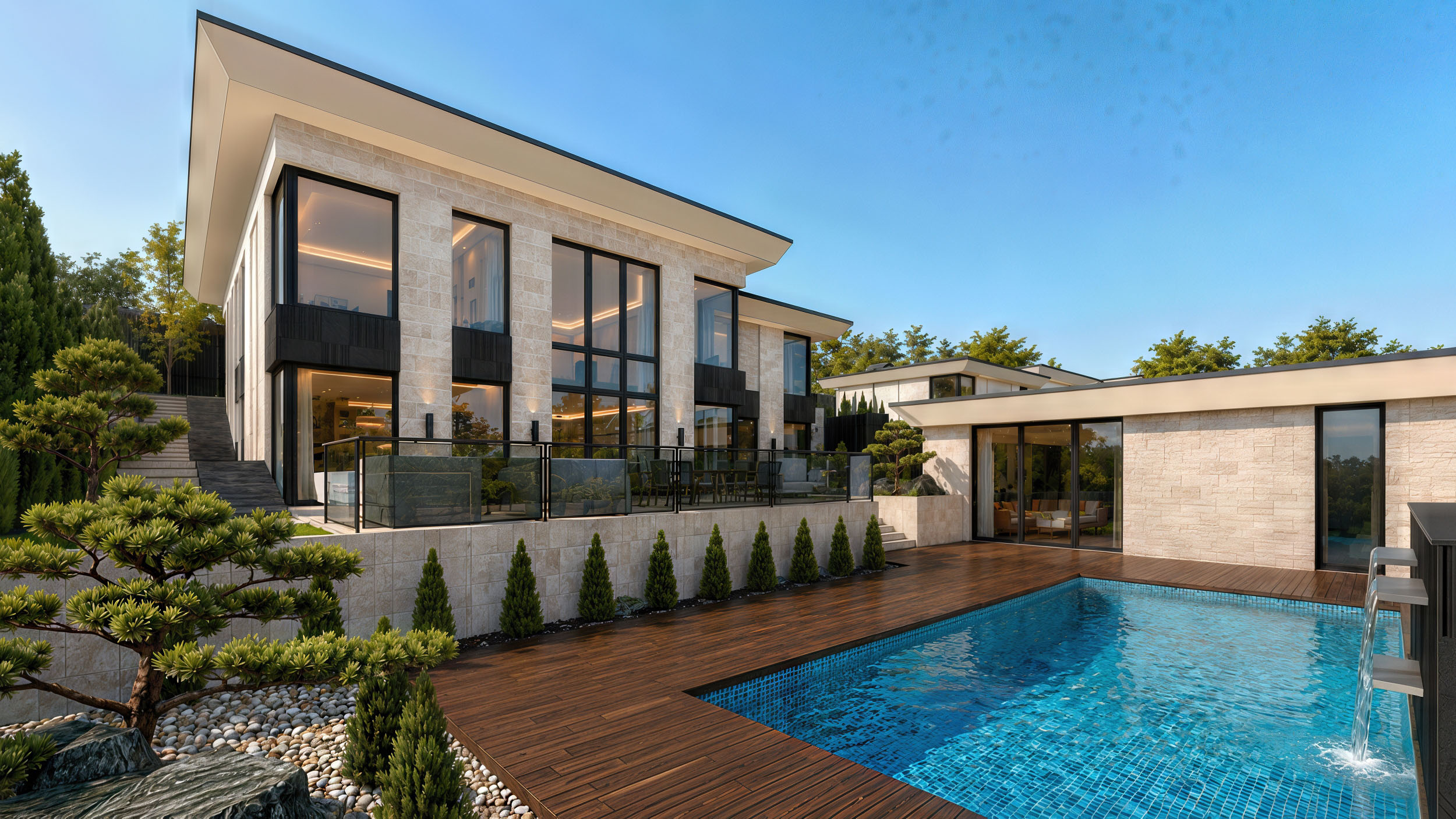 Stone Garden Residence — основний ракурс